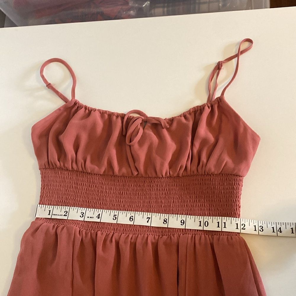 Aritzia Wilfred Genoa Smocked-waist Midi Dress Size Small - Picture 12 of 14